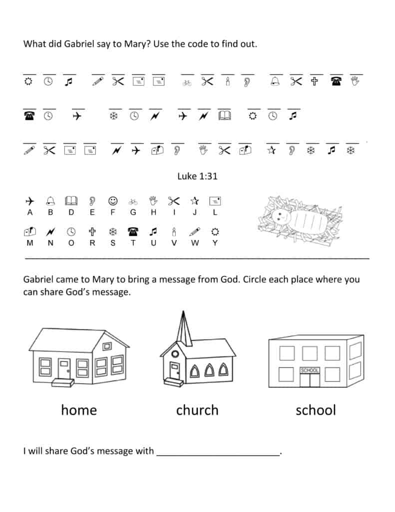 Free Christmas Worksheets For Kids (Free Printable Activity Sheets) inside Christian Christmas Worksheets Printable Free