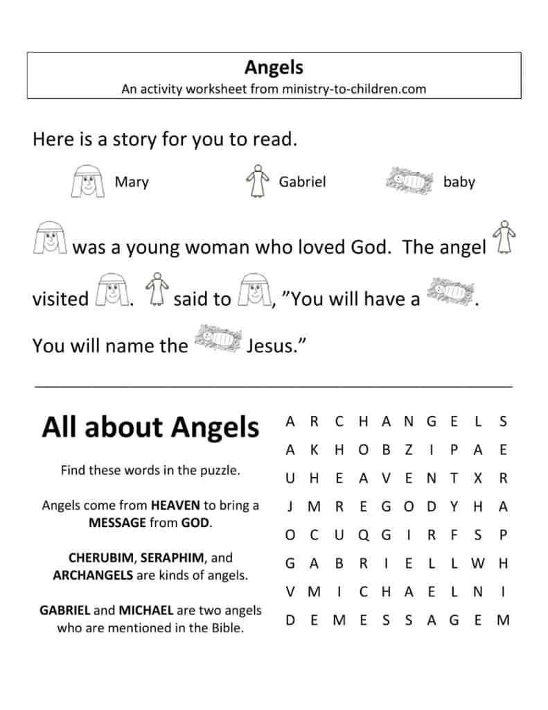 Free Christmas Worksheets For Kids (Free Printable Activity Sheets) with regard to Christmas Story Printable Worksheets