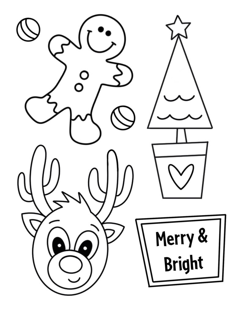 Free Christmas Worksheets For Preschool! ⋆ The Hollydog Blog inside Christmas Themed Preschool Worksheets