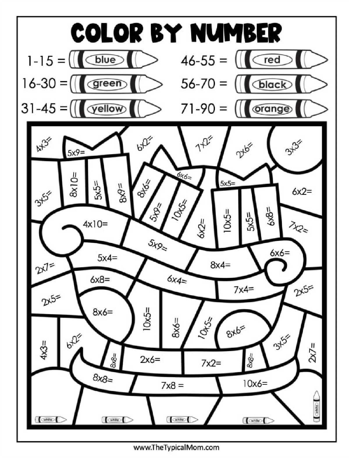 Free Holiday Math Coloring Worksheet, Download Free Holiday Math inside Free Christmas Math Coloring Worksheets