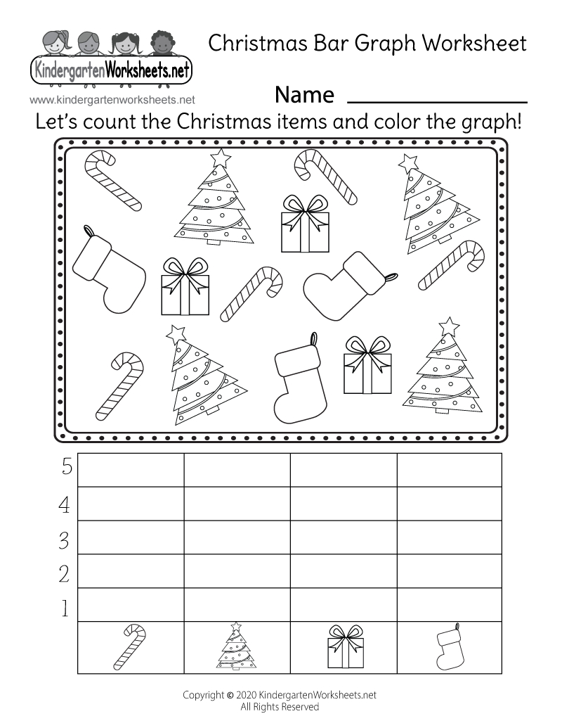 Free Printable Christmas Bar Graph Worksheet with regard to Free Printable Christmas Graphing Worksheets