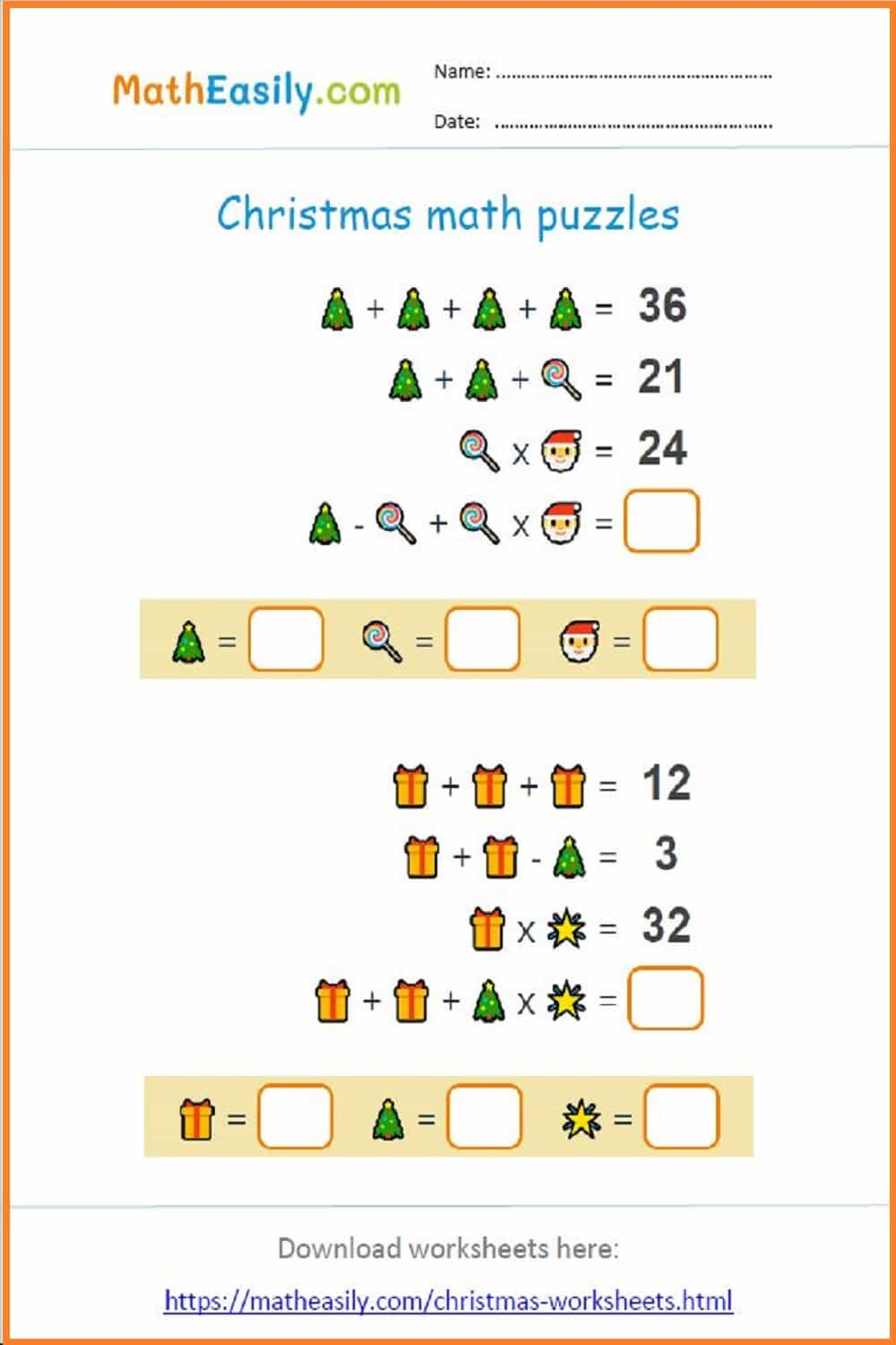 Math Christmas Worksheets Pdf | Free Download 🎄 regarding Free Christmas Math Worksheets 3Rd Grade