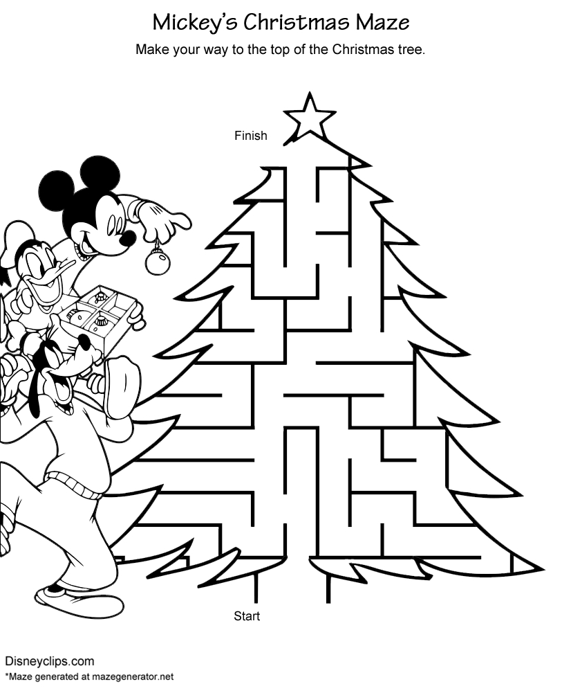 Printable Disney Christmas Games | Disneyclips pertaining to Mickey&amp;amp;#039;s Christmas Carol Worksheets