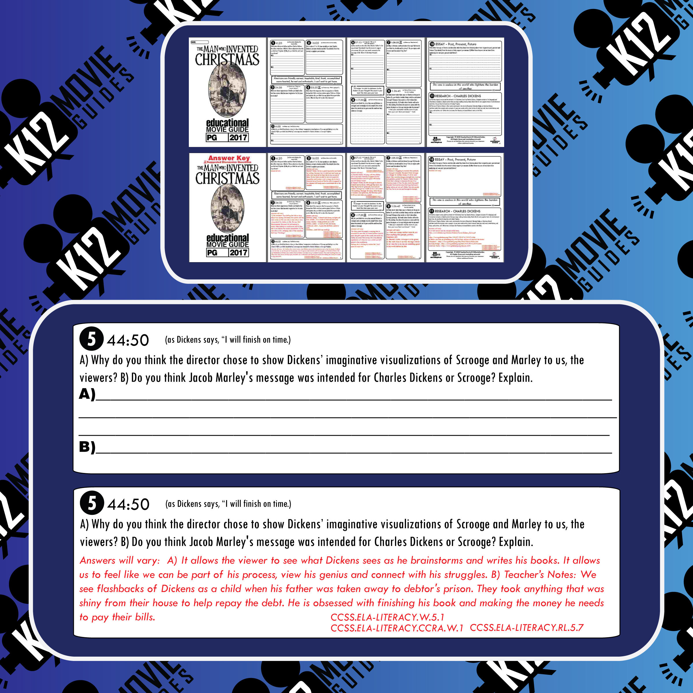 The Man Who Invented Christmas Movie Guide | Questions | Google inside The Man Who Invented Christmas Worksheets