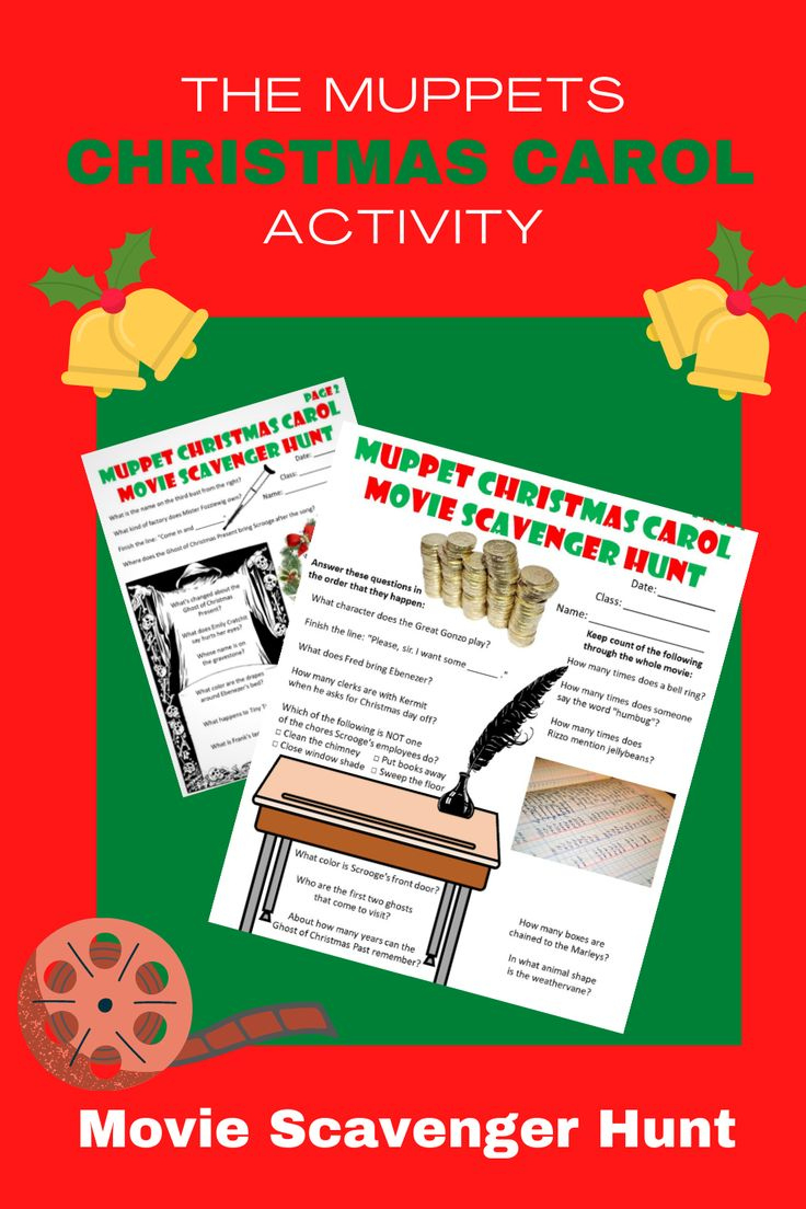 The Muppets Christmas Carol Printable Activity in Muppets Christmas Carol Worksheets