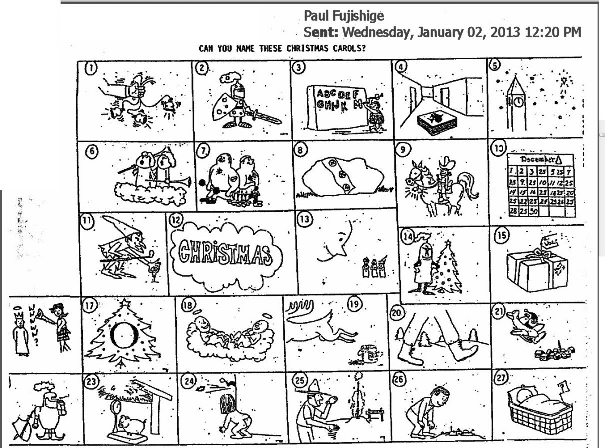 The Original Puzzle within Identify The Christmas Carol Worksheets