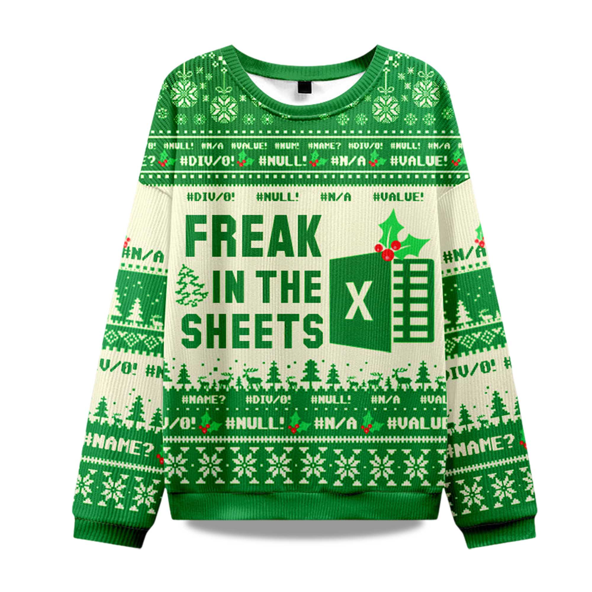 2025 Freak In The Sheets Ugly Christmas Sweater 2025 Freak In The Sheets Ugly Christmas Sweater