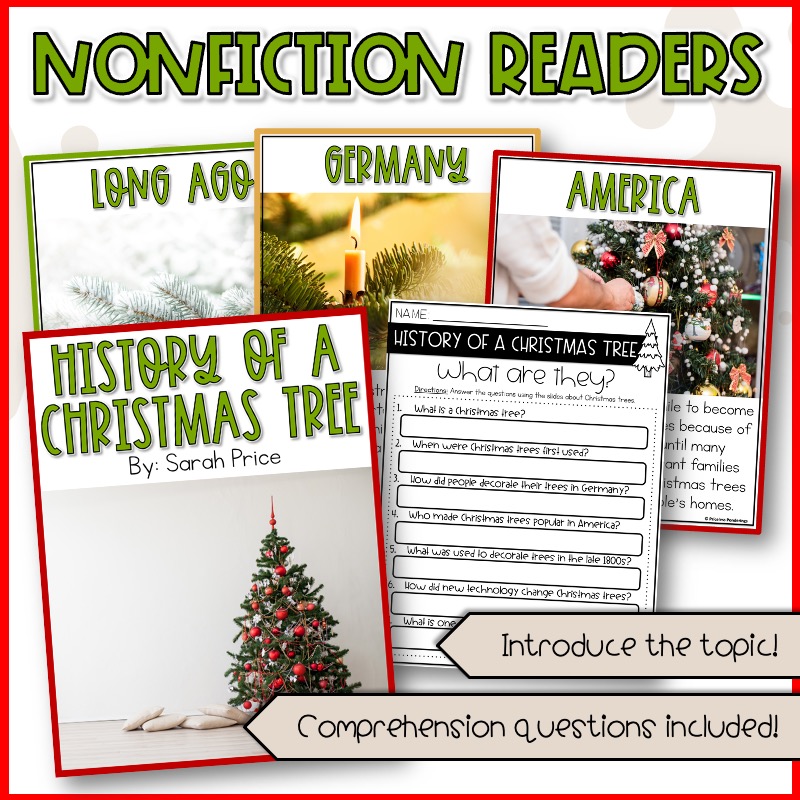 2nd 3rd Grade Christmas Tree History December Science Math Ela Activities 2nd 3rd Grade Christmas Tree History December Science Math Ela Activities