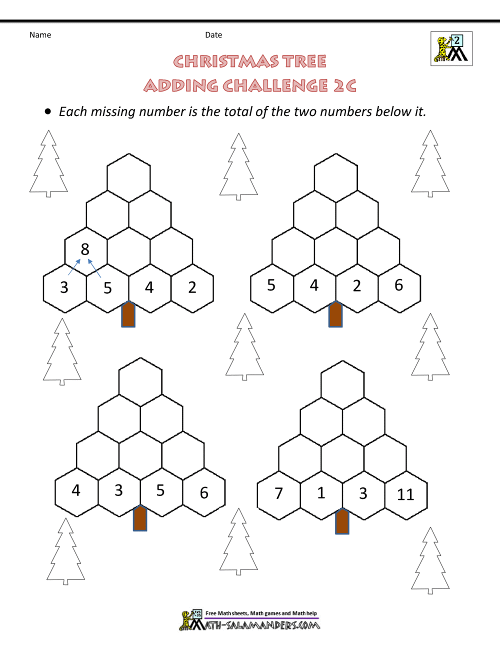 2nd Grade Christmas Math Worksheets 2nd Grade Christmas Math Worksheets