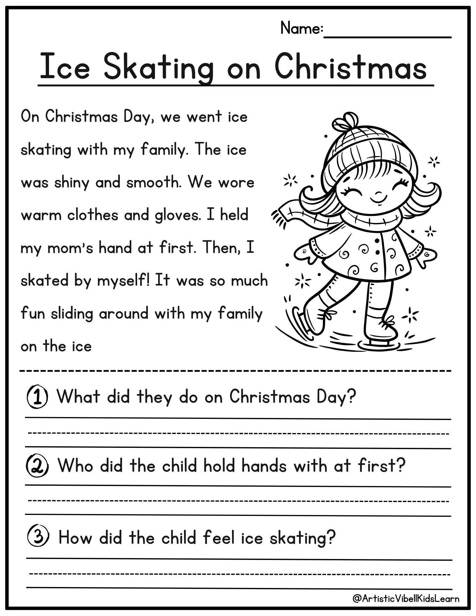 50 Christmas Reading Comprehension