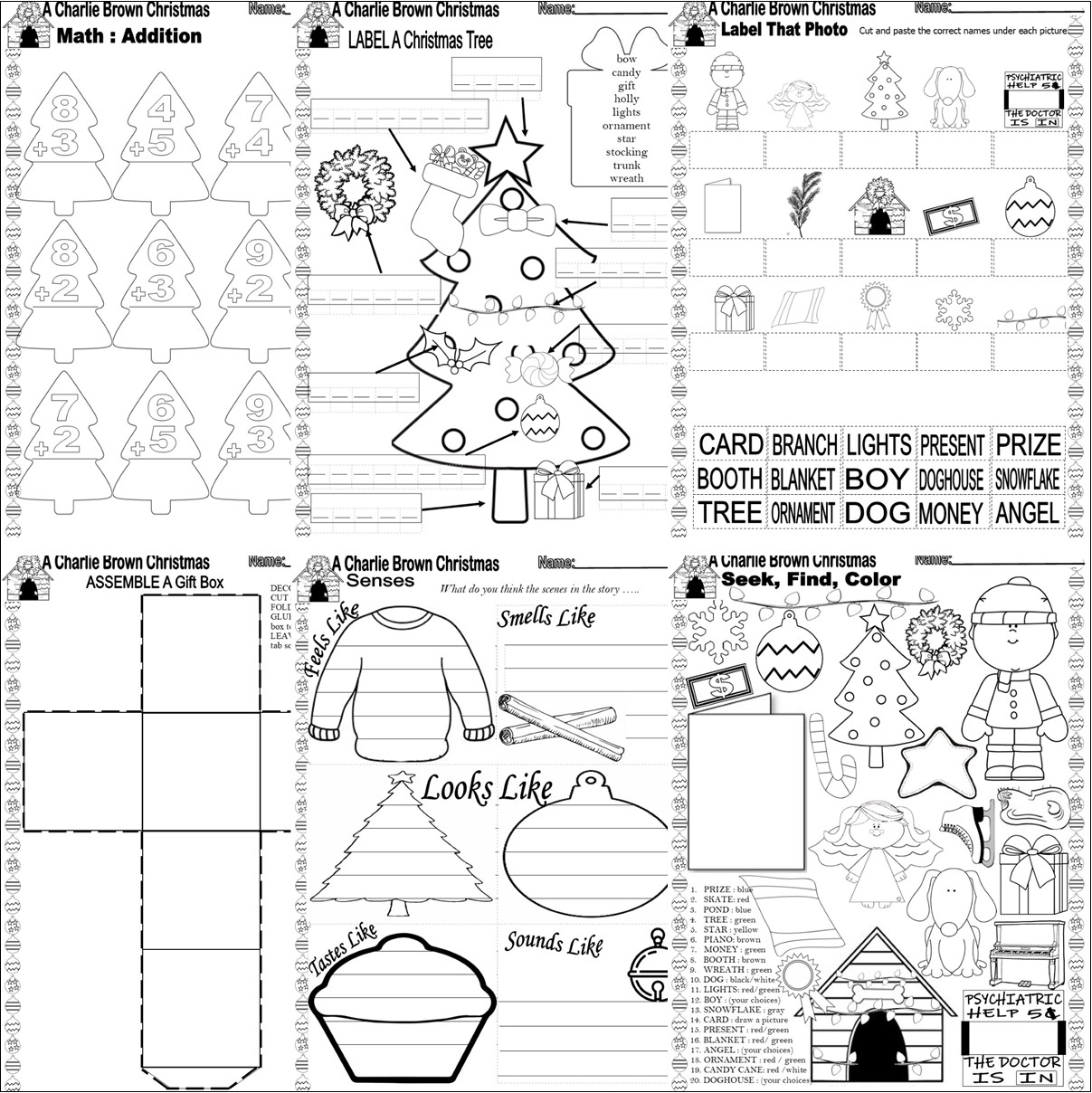 A Charlie Brown Christmas Story Sequencing A Charlie Brown Christmas Story Sequencing