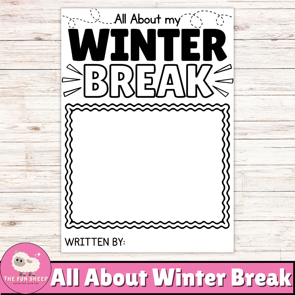 what i did over christmas break worksheets what i did over christmas break worksheets
