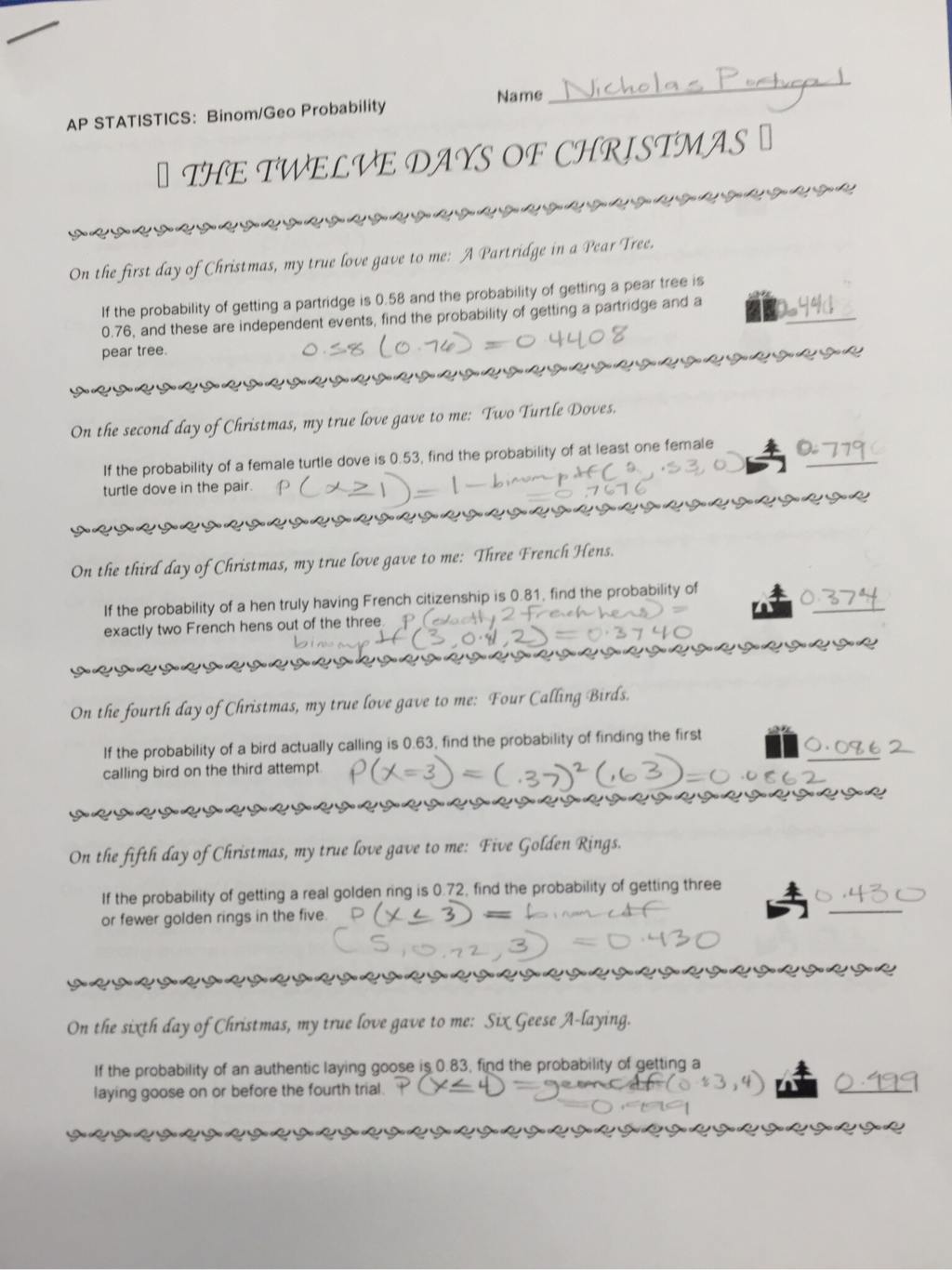Ap Statistics
