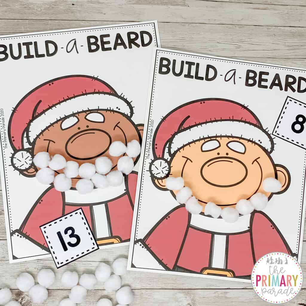 Build A Santa Worksheet