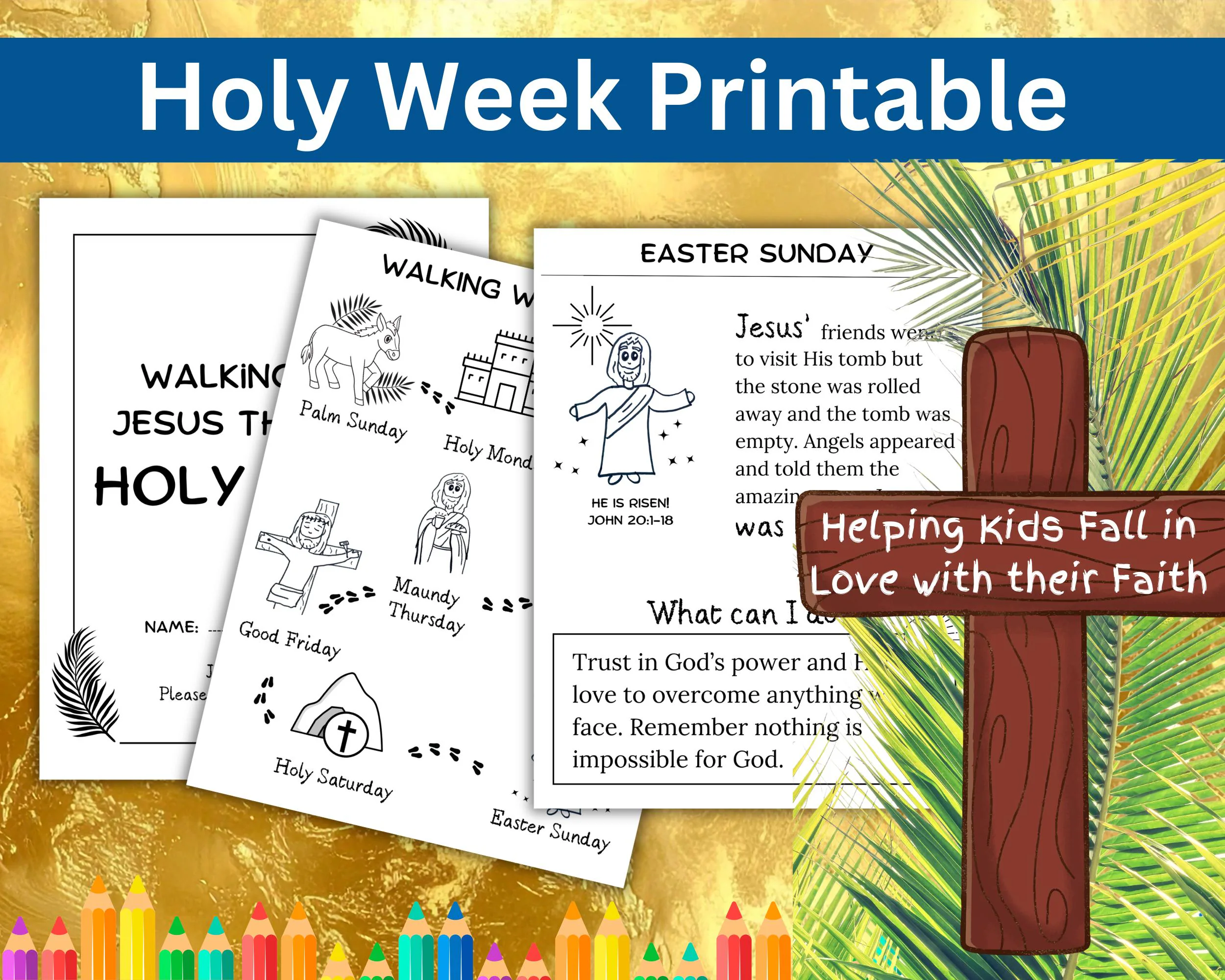 Catholic Holy Week Printable Easter Catholic Holy Week Printable Easter