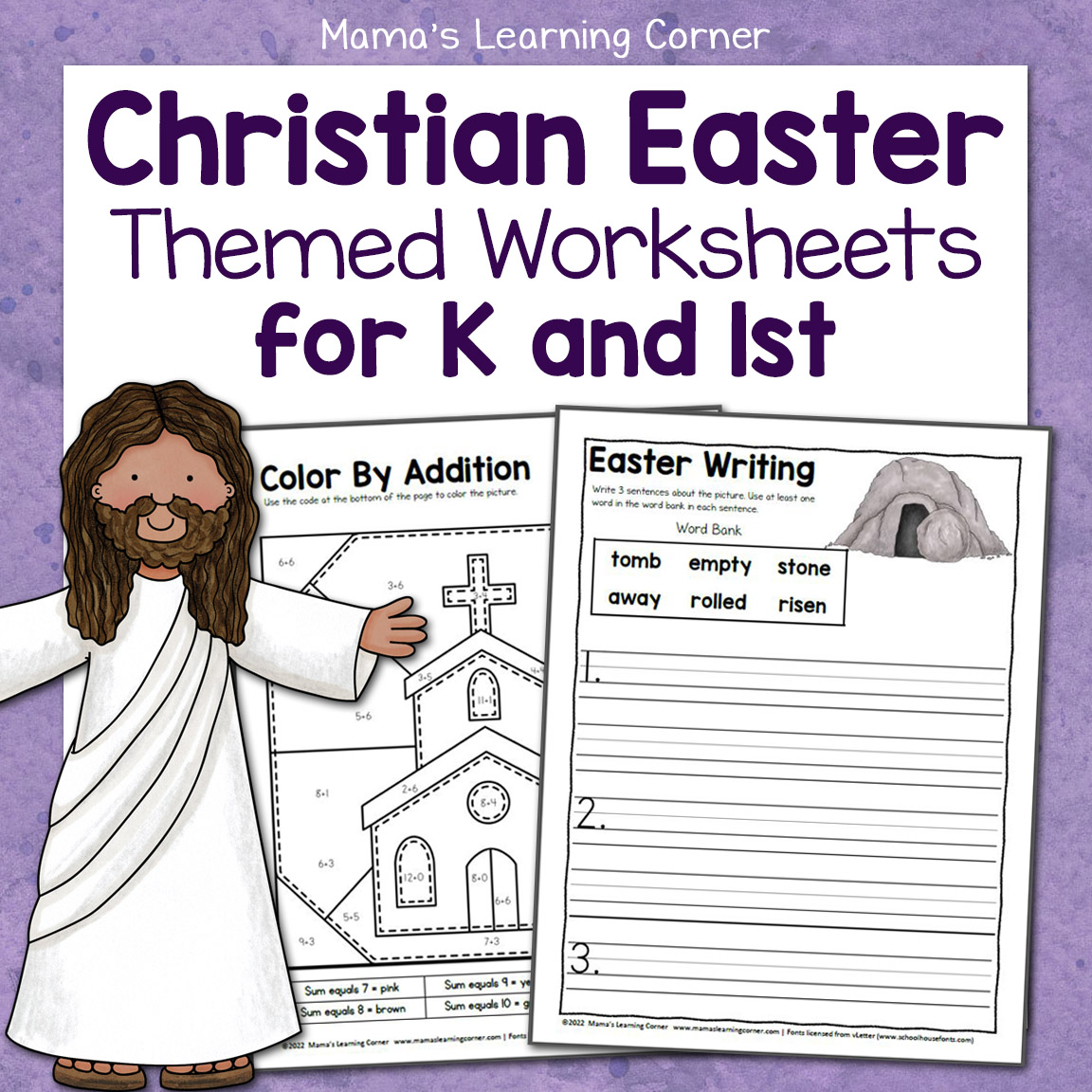 Christian Easter Worksheets Kindergarten First Grade Christian Easter Worksheets Kindergarten First Grade