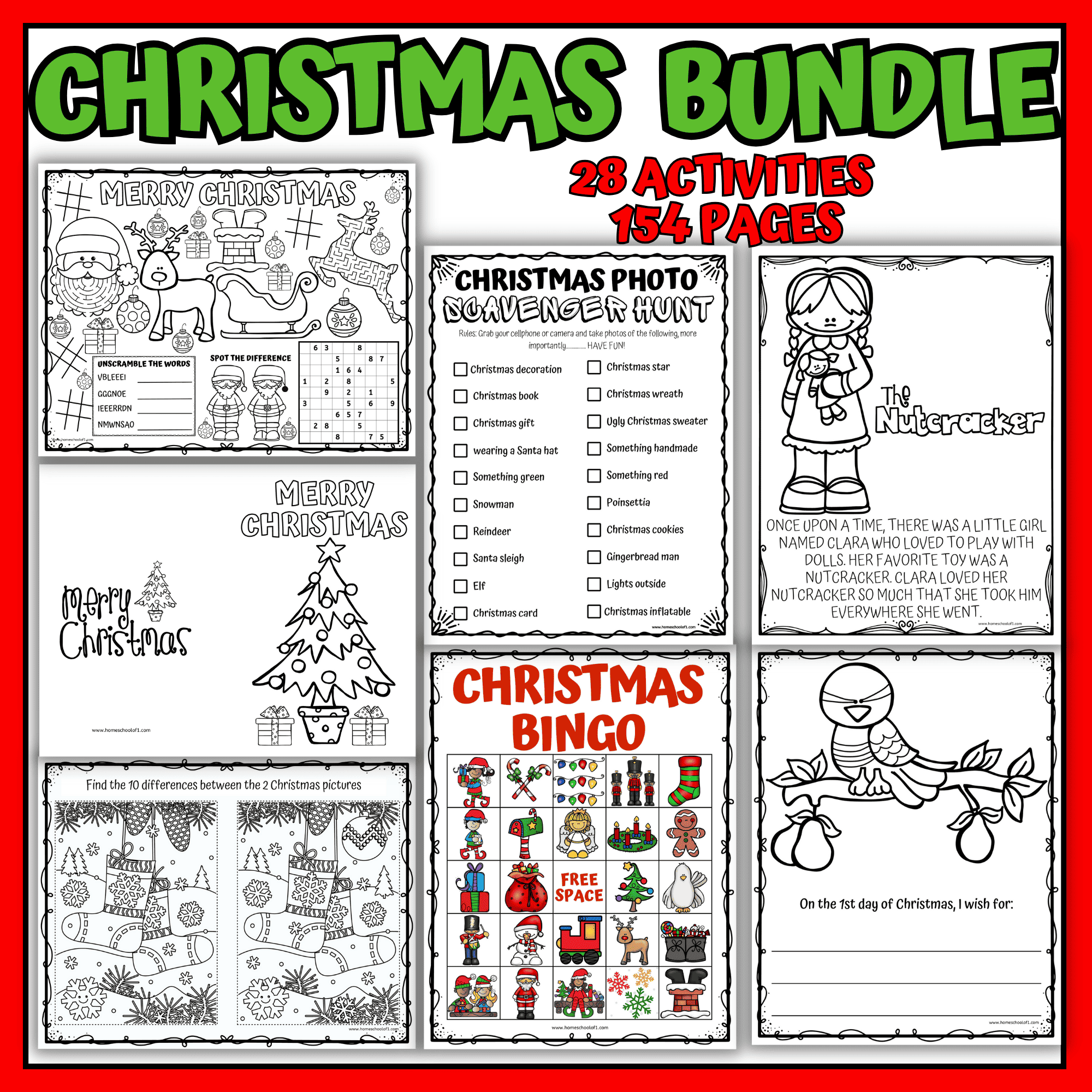 Christmas Activities Bundle
