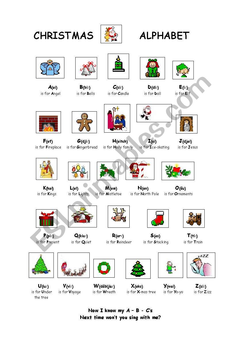 Christmas Alphabet 596686 Christmas Alphabet 596686