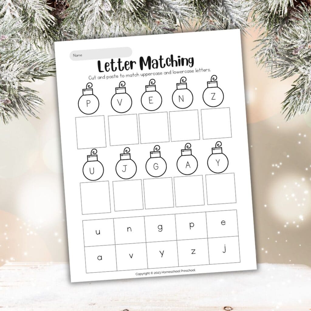 Christmas Alphabet Printable