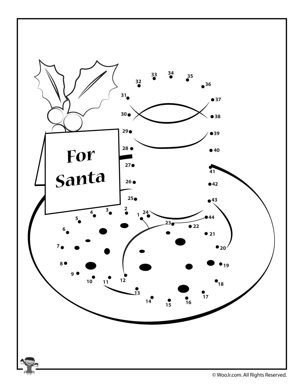 Christmas Connect Dots Worksheets Christmas Connect Dots Worksheets