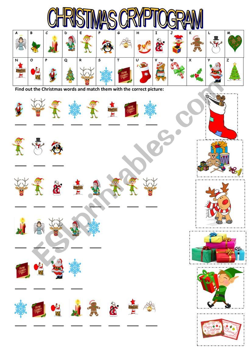 Christmas Cryptogram 971154 Christmas Cryptogram 971154