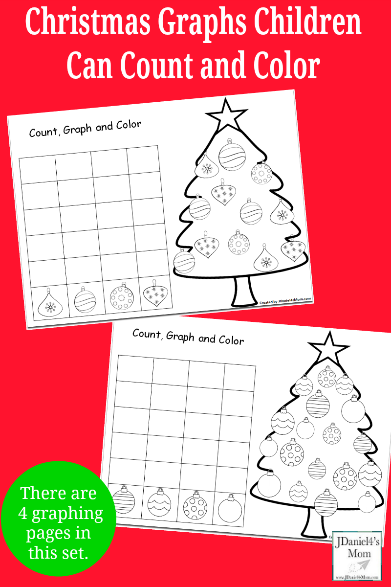 Christmas Graphs Children Can Count Color