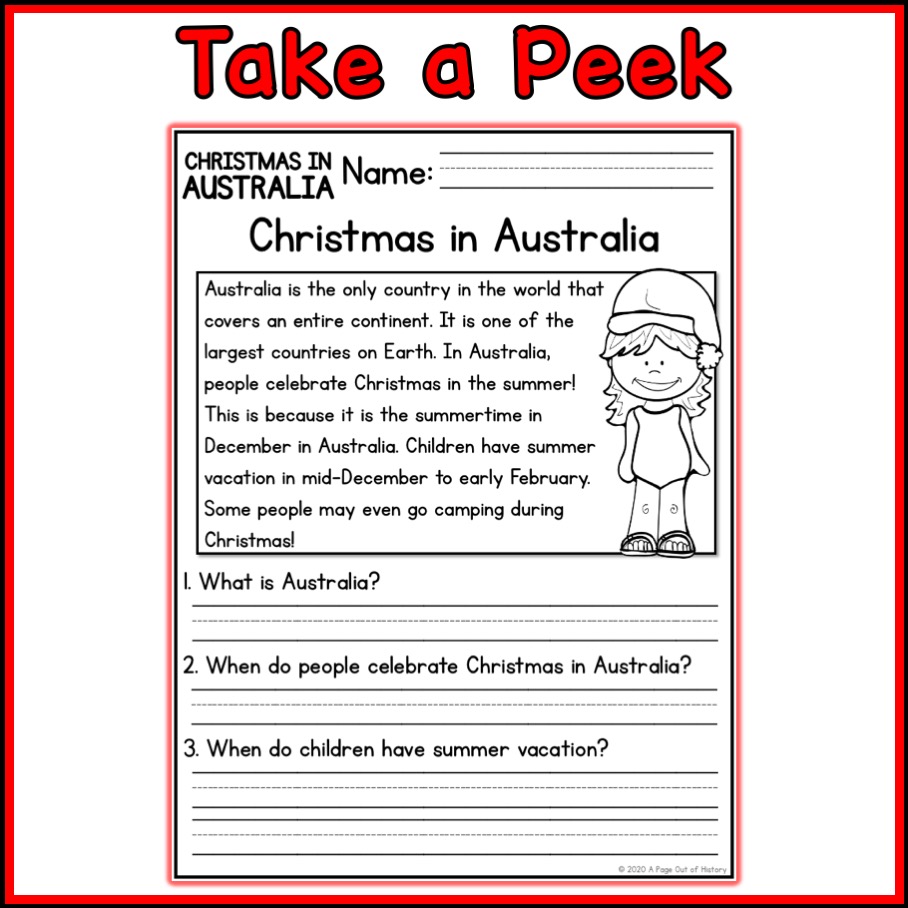 Christmas In Australia Christmas Around The World Social Studies Unit Christmas In Australia Christmas Around The World Social Studies Unit