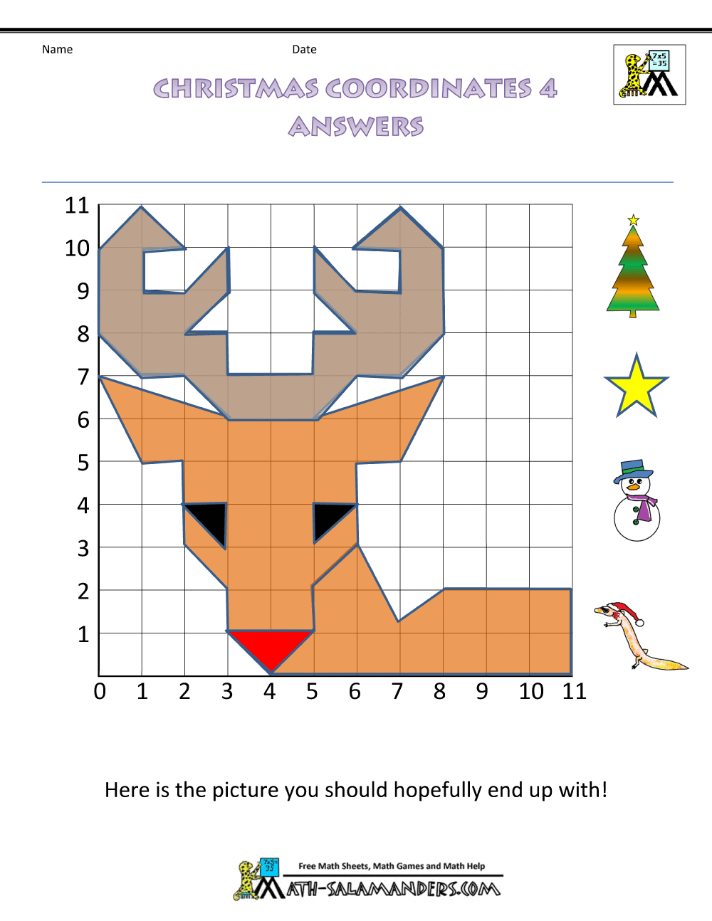 Christmas Math 5th Grade