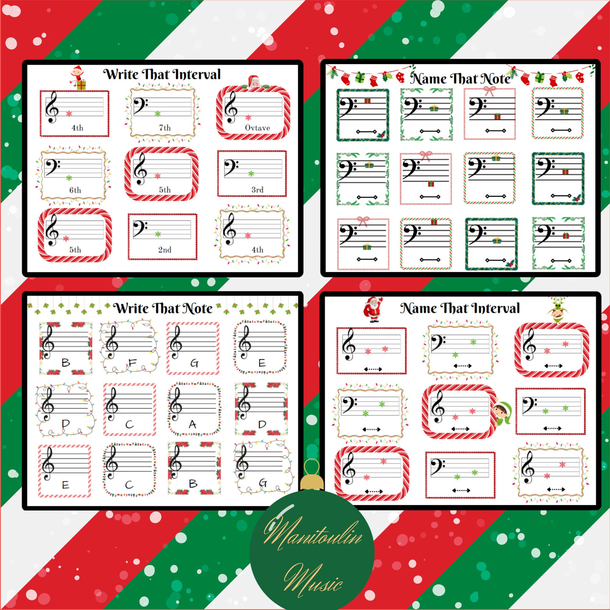 Christmas Music Activity Worksheets Christmas Music Activity Worksheets