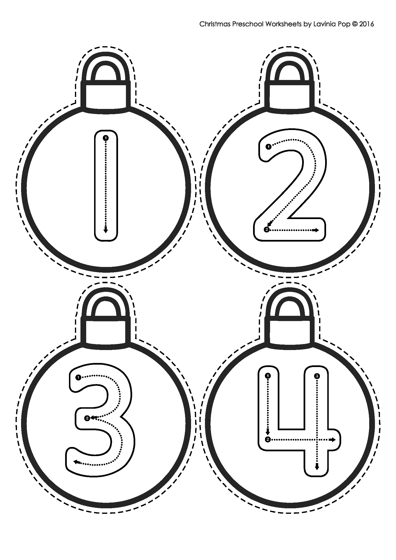 Christmas Preschool Worksheets And Activities No Prep