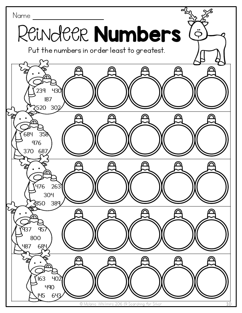 Christmas Printables Second Grade Christmas Printables Second Grade