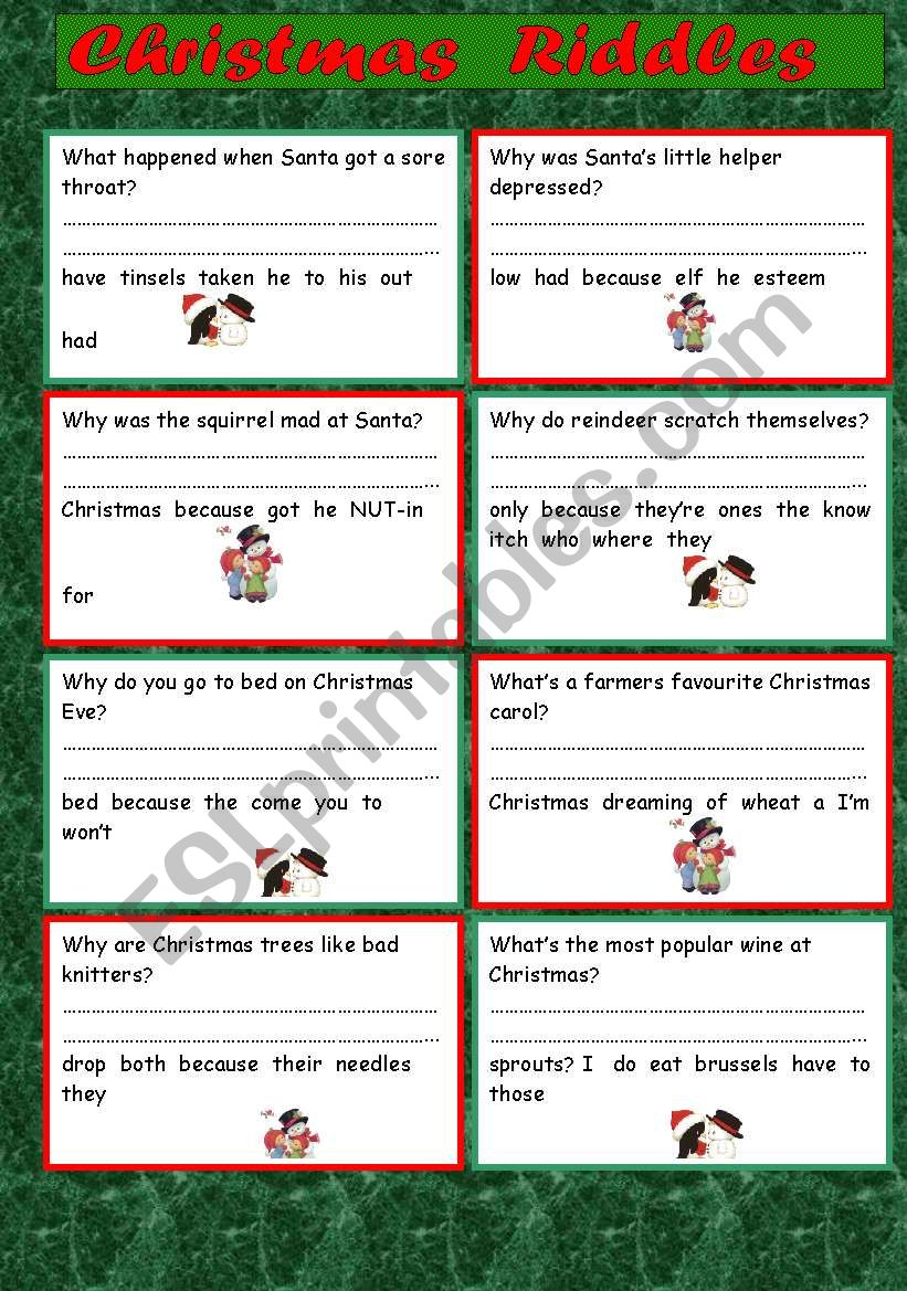 Christmas Riddles 595415