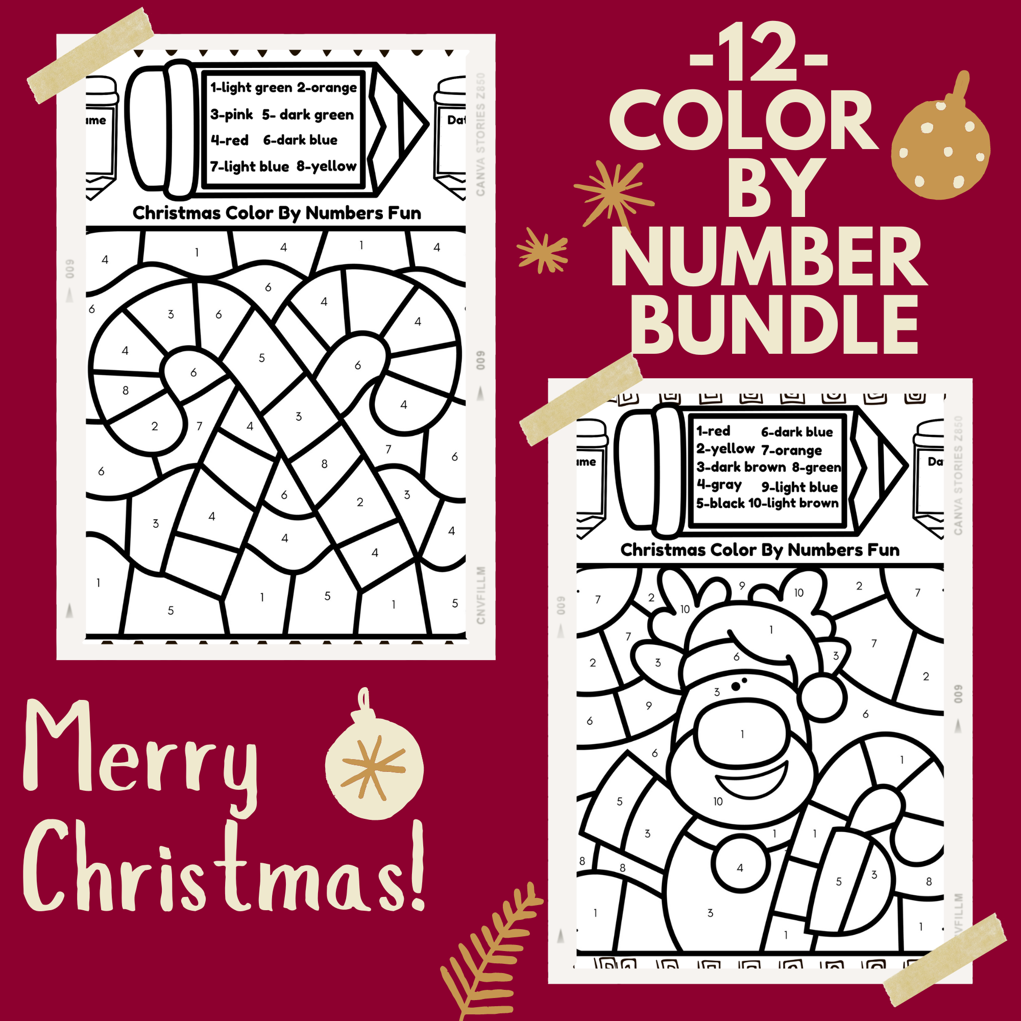 Christmas Science Winter Activity Color By Number Winter Science Worksheet