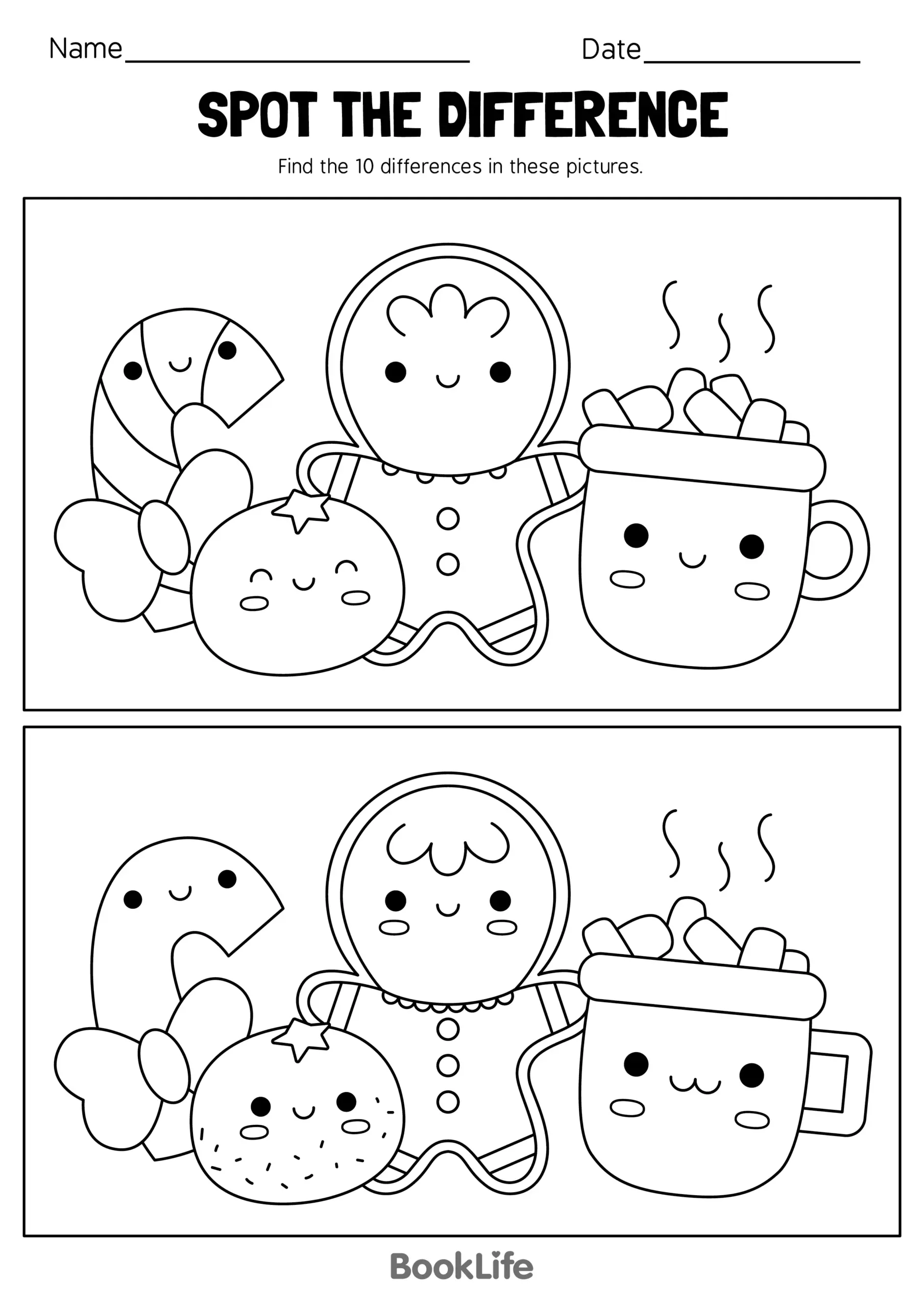 Christmas Spot The Difference Christmas Spot The Difference