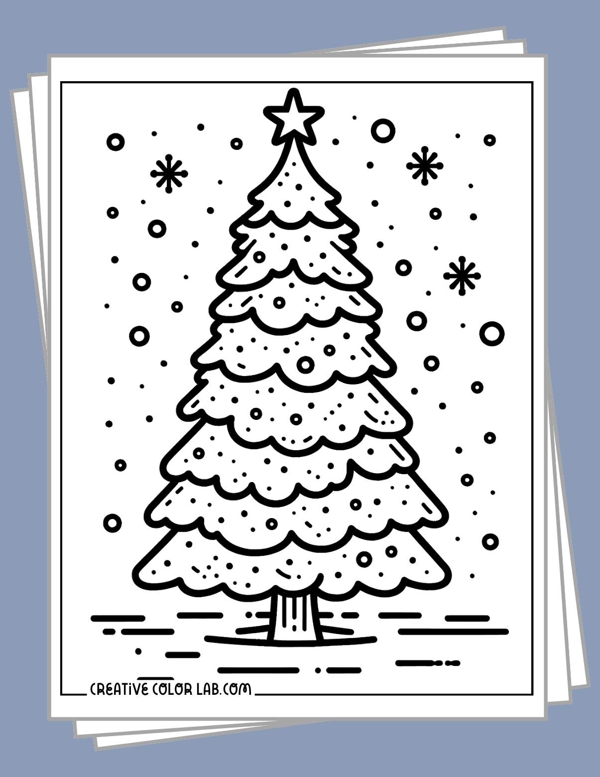 Christmas Tree Coloring Pages Christmas Tree Coloring Pages