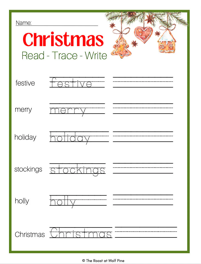 Christmas Worksheets Second Grade Christmas Worksheets Second Grade