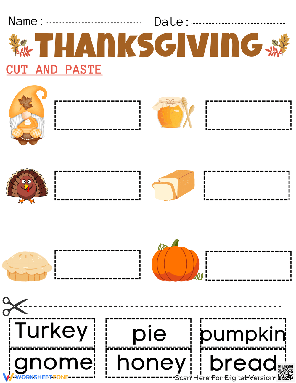 thanksgiving cutting worksheets thanksgiving cutting worksheets