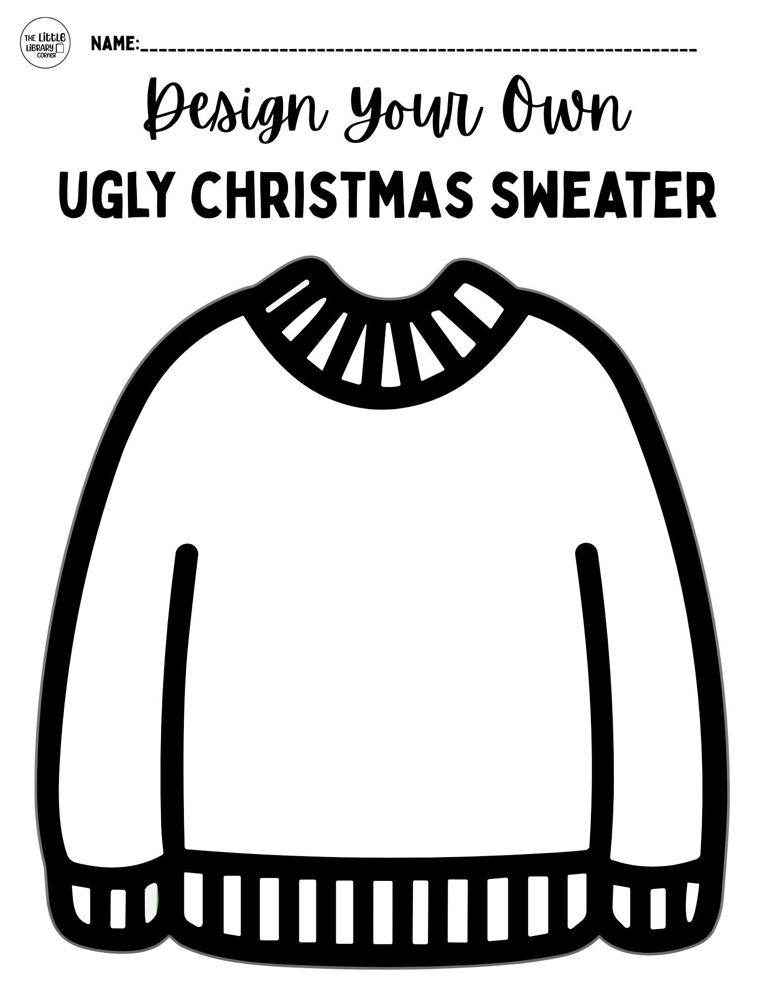 Design Your Own Ugly Christmas Sweater Design Your Own Ugly Christmas Sweater