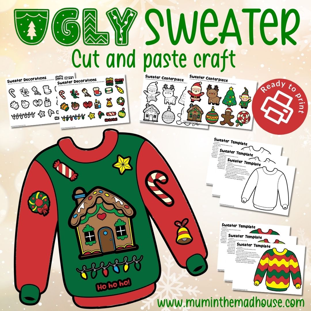 Diy Ugly Sweater Craft Diy Ugly Sweater Craft
