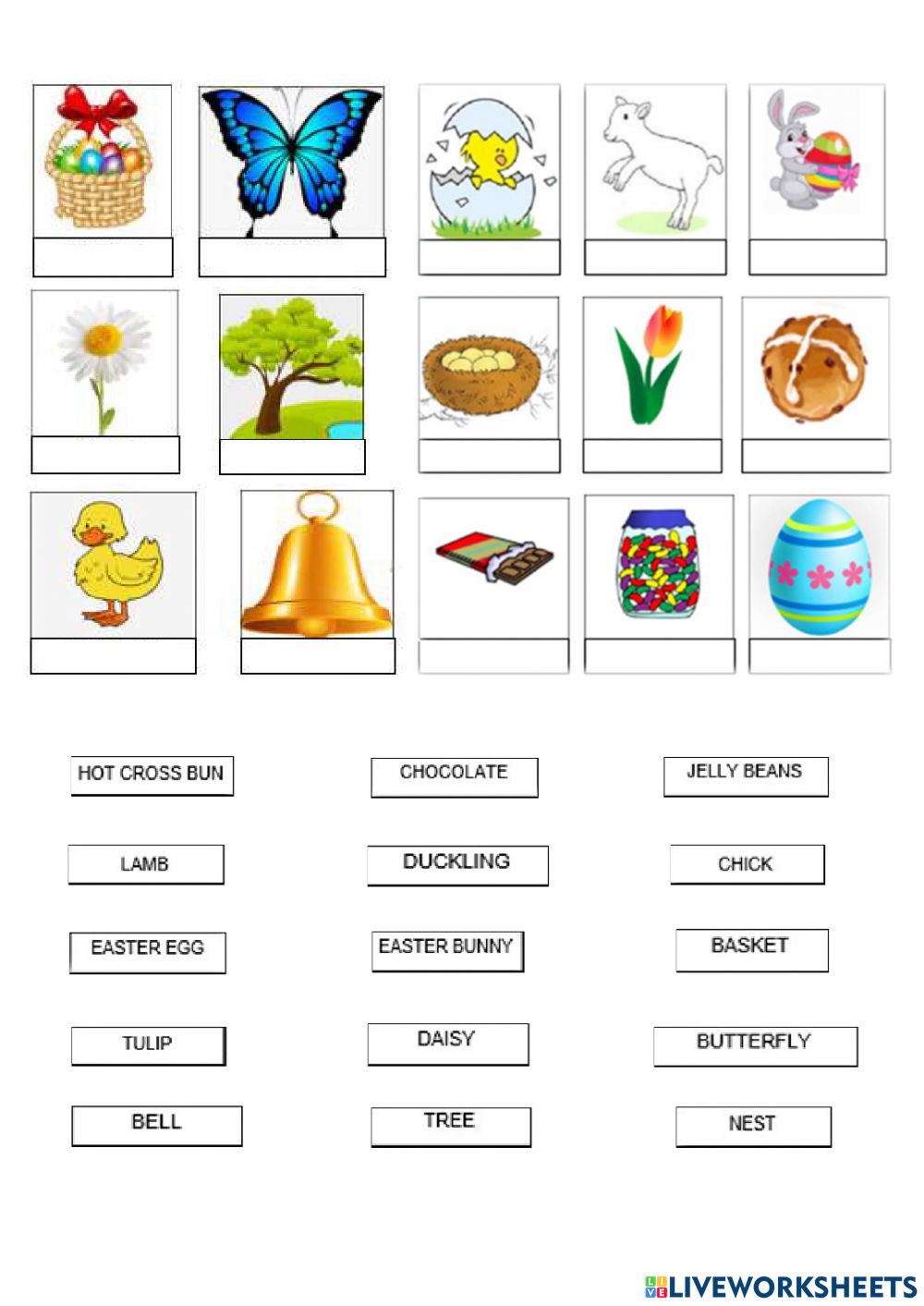 Drag And Drop The Easter Symbols Worksheet 2c4a8e0d 30e7 4642 9924 5dfecf7eefc7