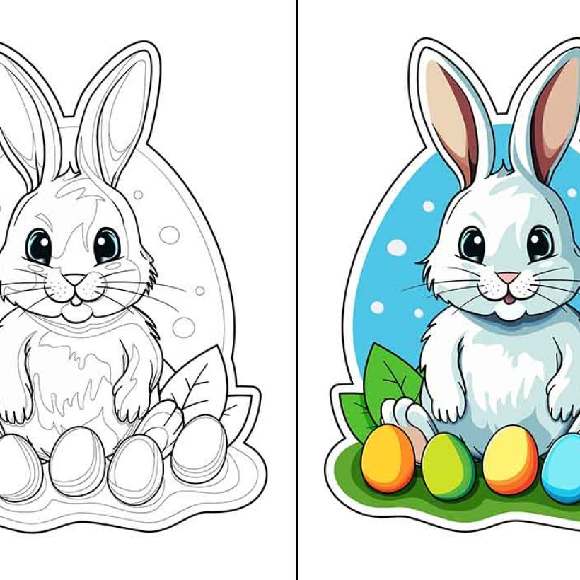 Easter Bunny Coloring Pages 2001 Easter Bunny Coloring Pages 2001