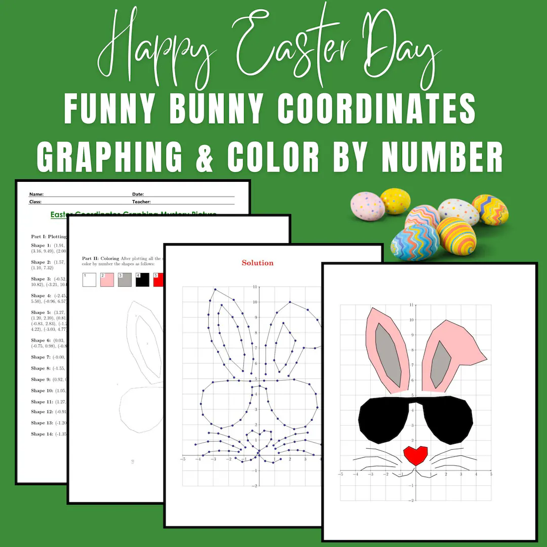 easter graphing worksheets easter graphing worksheets