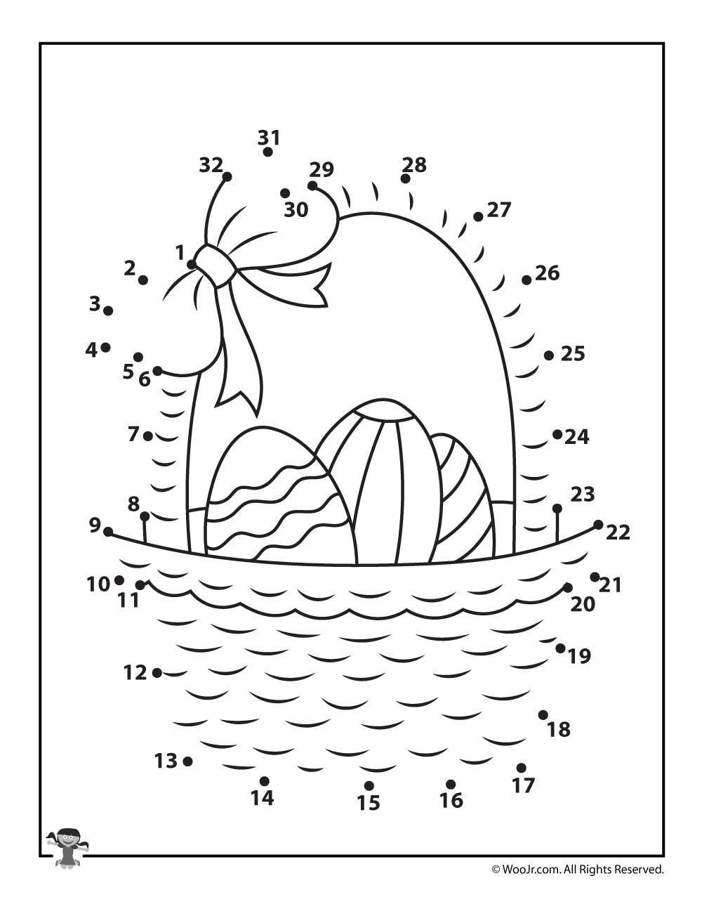 Easter Connect Dots Printables Easter Connect Dots Printables