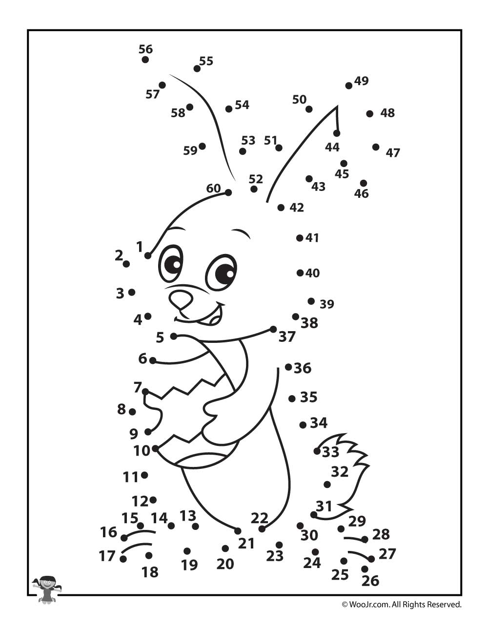 Easter Connect Dots Printables