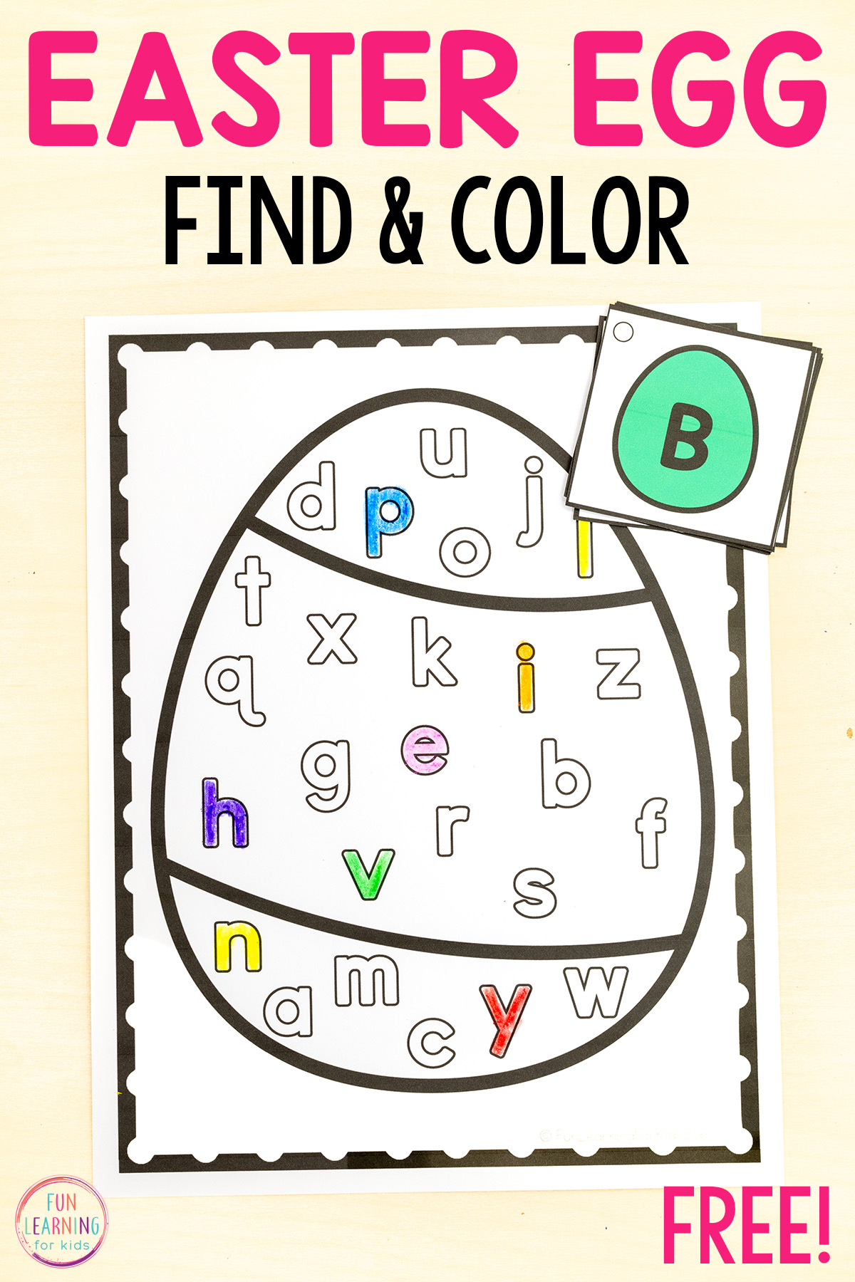 Easter Egg Find And Color The Letter Alphabet Hunt Easter Egg Find And Color The Letter Alphabet Hunt