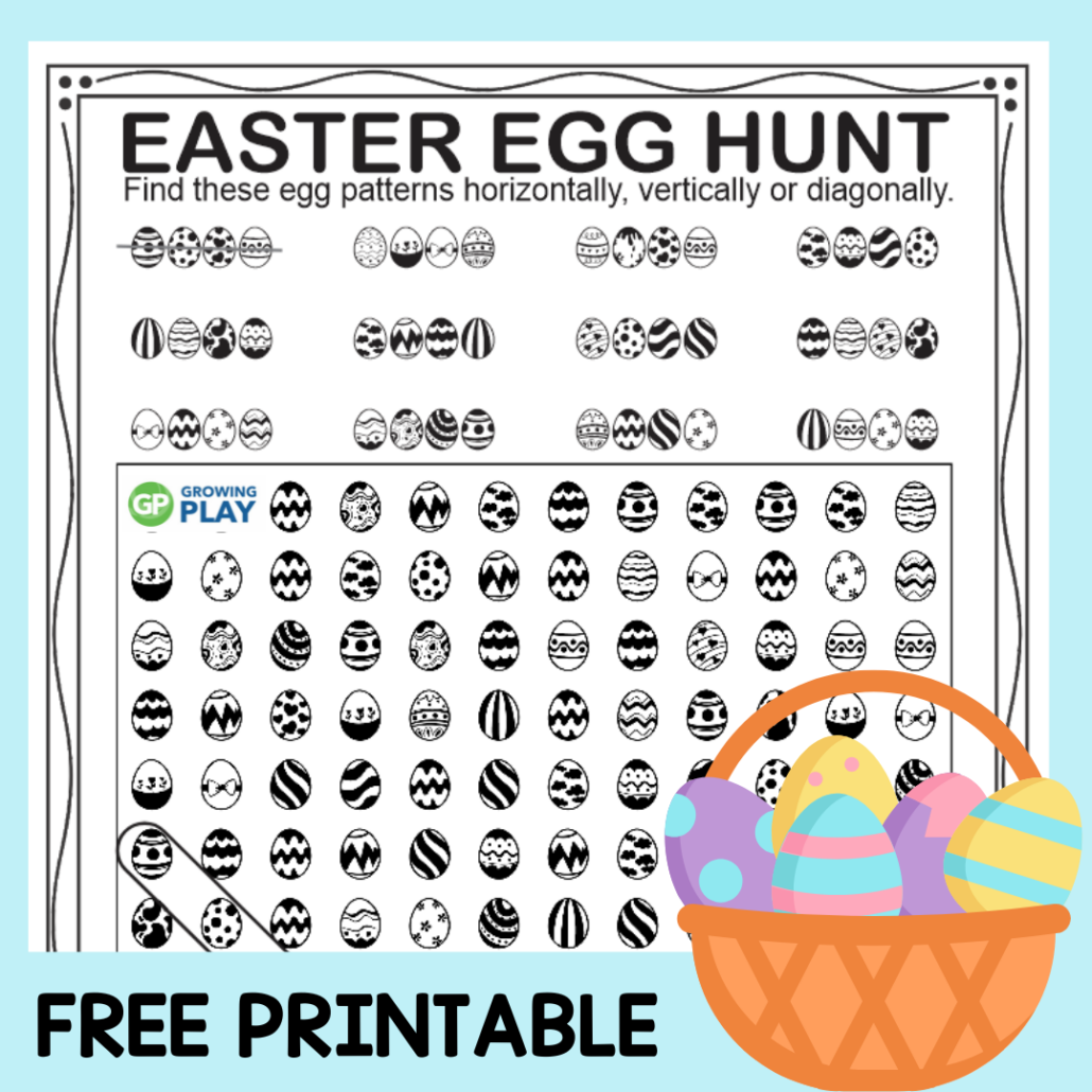 Easter Egg Hunt Printable Easter Egg Hunt Printable