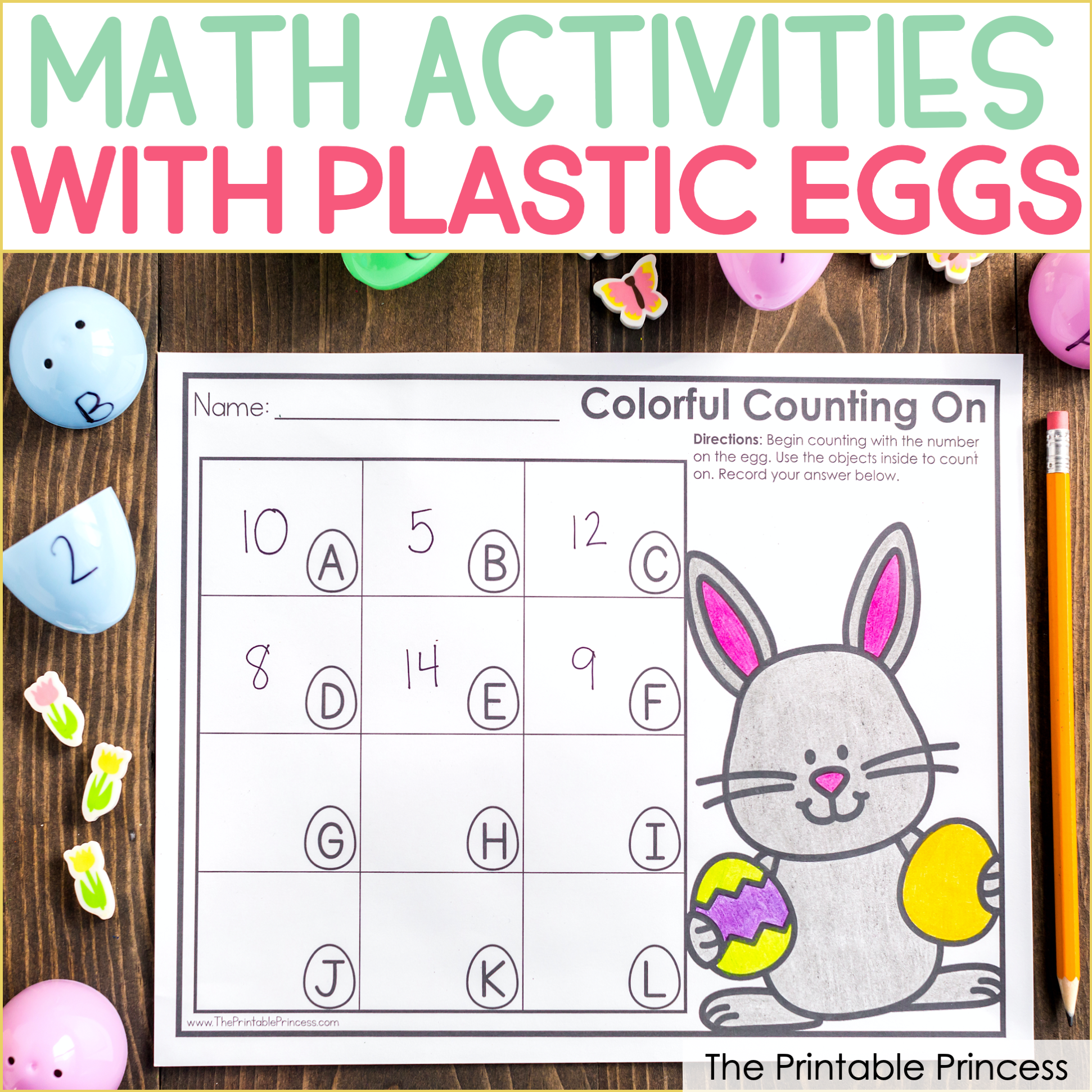 easter egg math worksheets