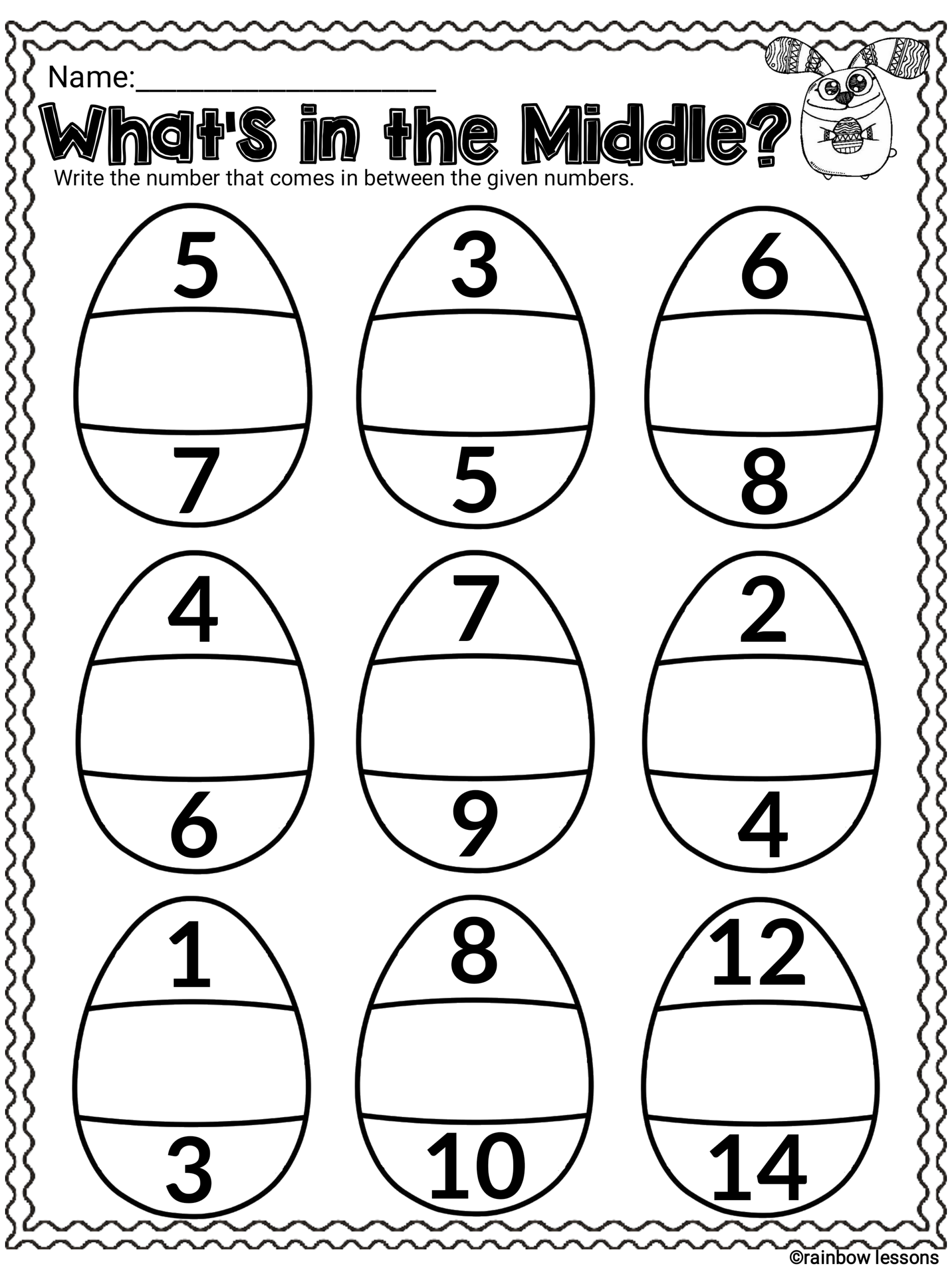 Easter Math And Literacy Worksheets Easter Math And Literacy Worksheets