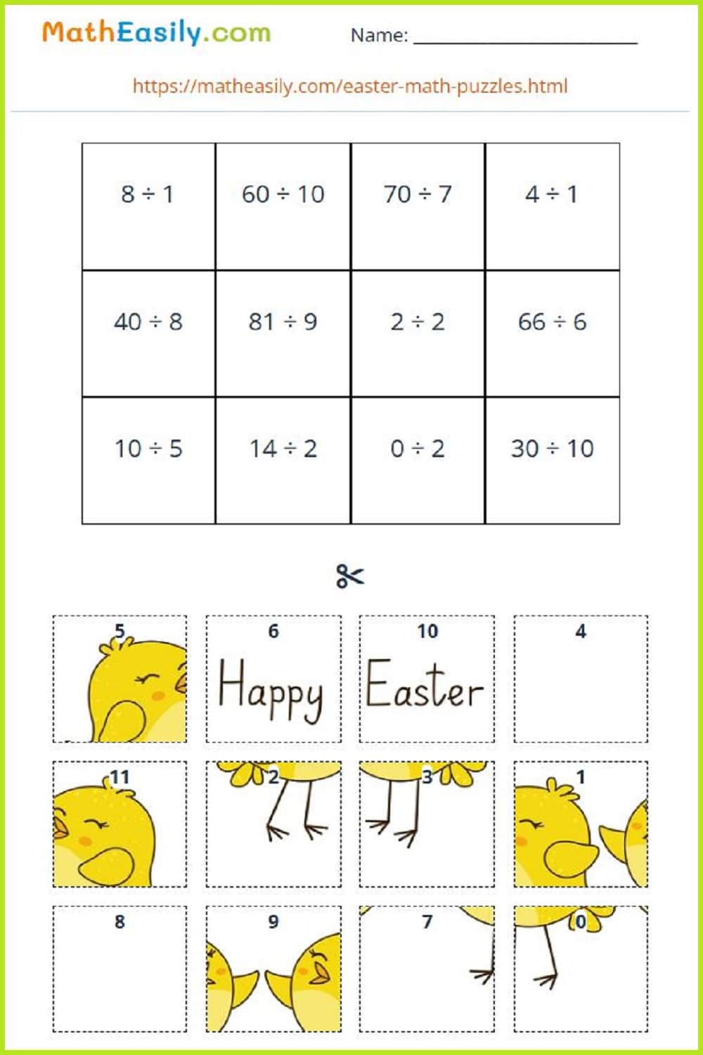 Easter Math Worksheets Easter Math Worksheets