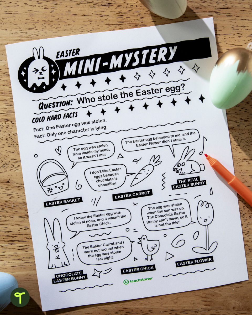 Easter Mini Mystery Who Stole The Easter Egg Us